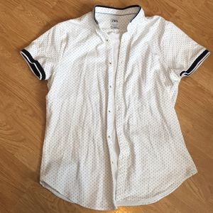 Dot print Piqué shirt